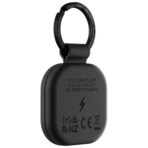 Porte-clés de repérage en cuir végétalien FindAll de Satechi