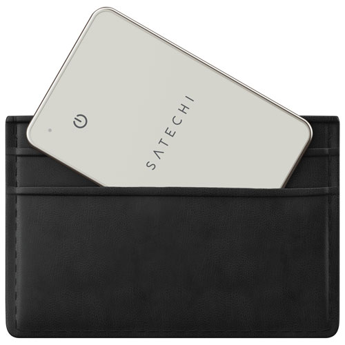 Dispositif de repérage de portefeuille FindAll avec Localiser d'Apple et chargement Qi de Satechi