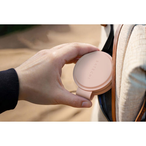 Satechi OntheGo 2-in-1 15W Qi2 Wireless Charger - Desert Rose