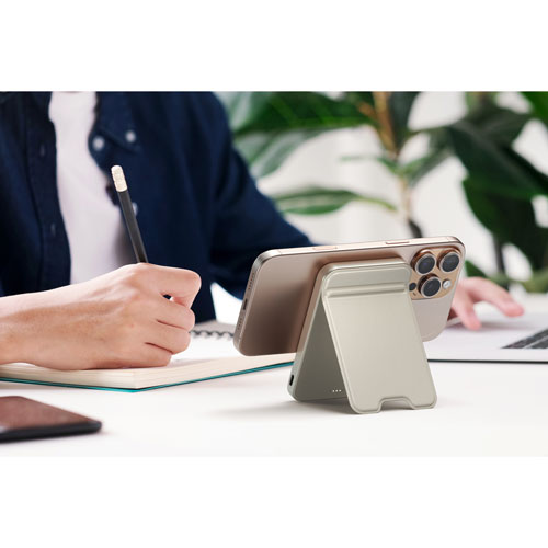 Satechi OntheGo 5000 mAh 15W USB-C Qi2 Wireless Power Bank - Sand