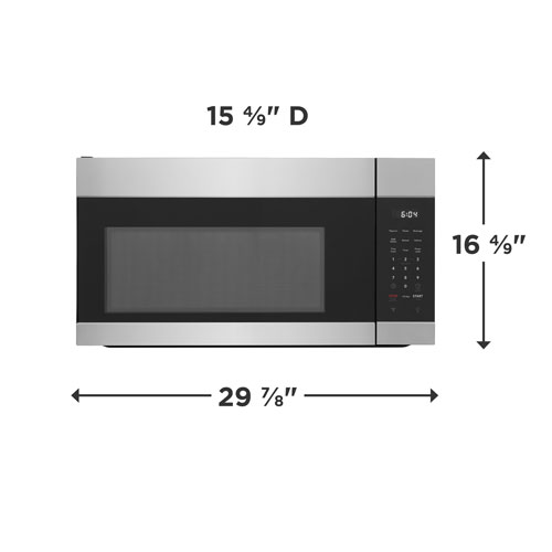 Frigidaire Over-The-Range Microwave - 1.7 Cu. Ft. - Stainless Steel