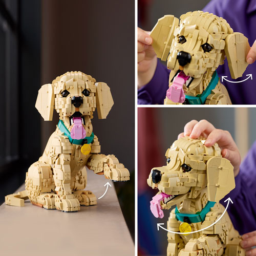 LEGO Icons: Golden Retriever Puppy - 2102 Pieces (11384)