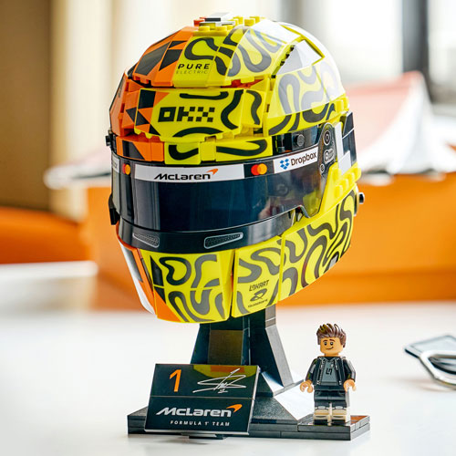 LEGO McLaren helmet detail