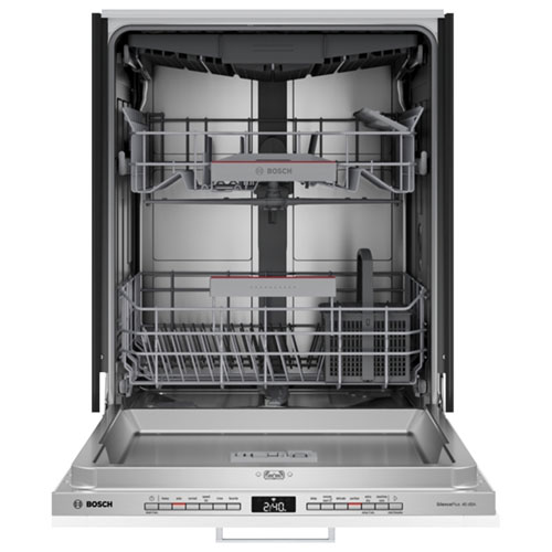 Lave-vaisselle encastrable 24 po 46dB avec cuve en inox et 3e panier série 300 de Bosch - Inox