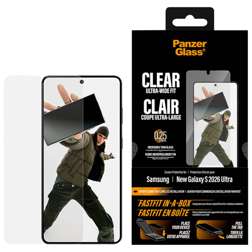 PanzerGlass UWF Screen Protector for Galaxy S26 Ultra - Clear