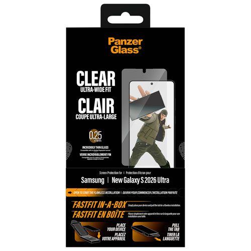 PanzerGlass UWF Screen Protector for Galaxy S26 Ultra - Clear