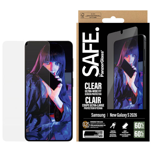 PanzerGlass SAFE UWF Screen Protector for Galaxy S26 - Clear