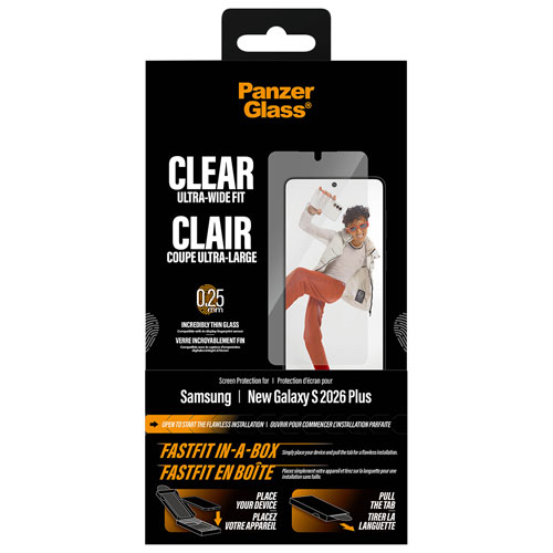 PanzerGlass UWF Screen Protector for Galaxy S26+ - Clear