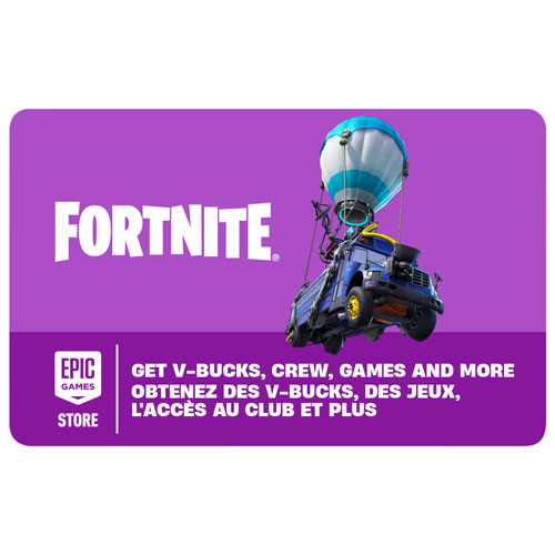 Carte-cadeau Fortnite - 25 $ - Téléchargement numérique