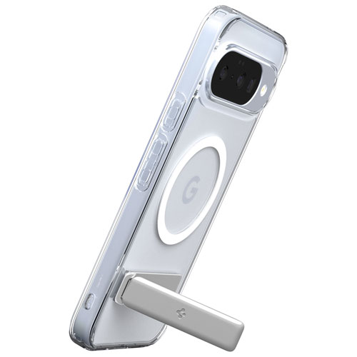 Spigen Slim Armor Essential S MagFit Fitted Hard Shell Case for Pixel 10/10 Pro - Crystal Clear