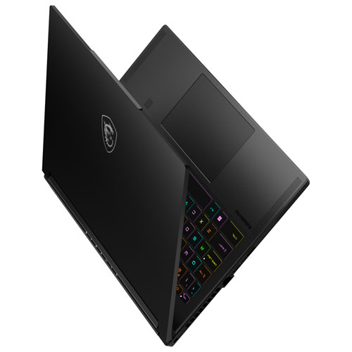 Portable de jeu de 16 po Stealth A16 AI+ de MSI - Noir (Ryzen AI 9 365 d'AMD/RAM 32 Go/SSD 1 To/GeForce RTX 4070/Win 11 Famille)