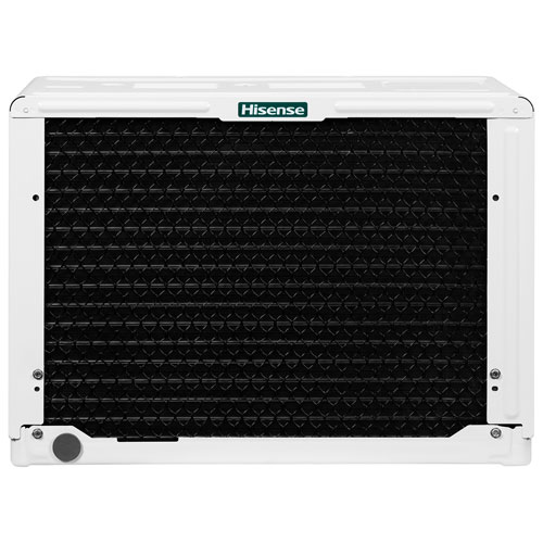 Climatiseur de fenêtre 4-en-1 de Hisense - 10000 BTU (couverture de 450 pi²) - 52 dB, télécommande - Blanc