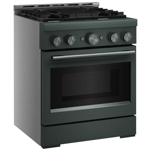 KitchenAid 30" 4.1 Cu. Ft. True Convention Gas Air Fry Range - Juniper