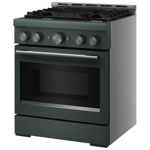 KitchenAid 30" 4.1 Cu. Ft. True Convention Gas Air Fry Range - Juniper