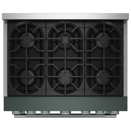 KitchenAid 36" 5.1 Cu. Ft. True Convection 6-Burner Freestanding Gas Air Fry Range - Juniper