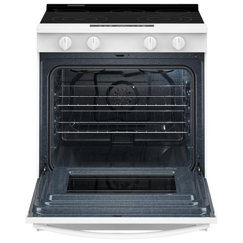 Whirlpool 30" 5.3 Cu. Ft. Fan Convection 5-Element Slide-In Electric Air Fry Range (YWSES4530TW) - White