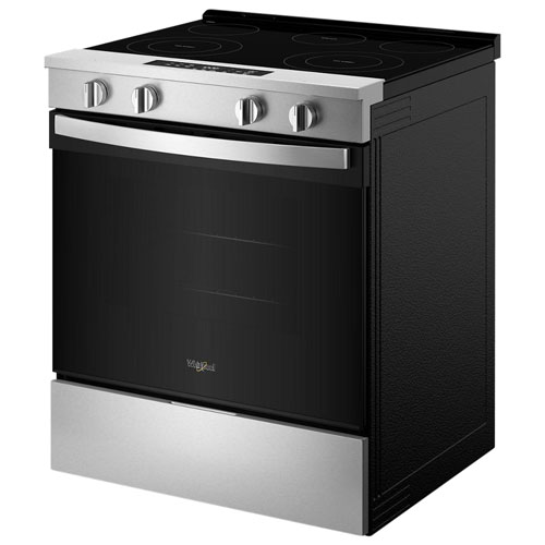 Whirlpool 30" 5.3 Cu. Ft. 5-Element Slide-In Electric Range (YWSES3330TS) - Stainless Steel