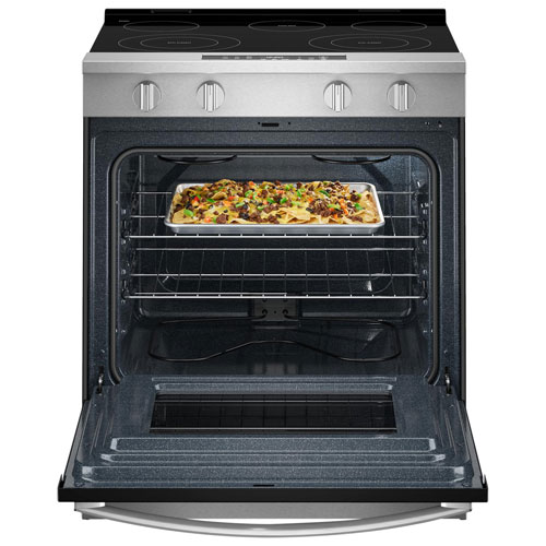 Whirlpool 30" 5.3 Cu. Ft. 5-Element Slide-In Electric Range (YWSES3330TS) - Stainless Steel