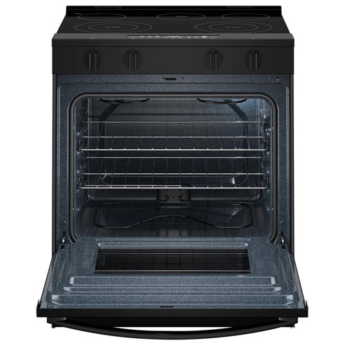 Whirlpool 30" 5.3 Cu. Ft. 5-Element Slide-In Electric Range (YWSES3330TB) - Black