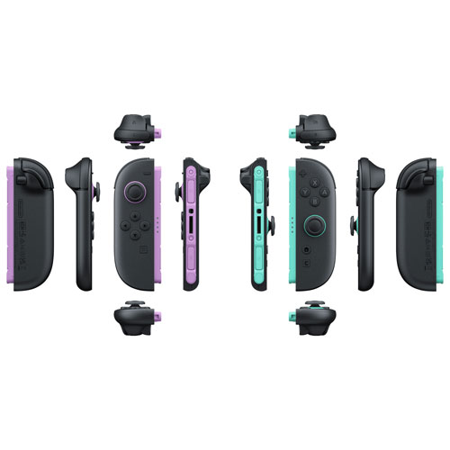 Manettes gauche et droite Joy-Con 2 pour Nintendo Switch 2 - Mauve/Vert pastel