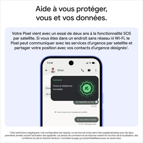 Pixel 10a de 256 Go de Google avec Koodo - Lavande - Forfait Balance sélectionné