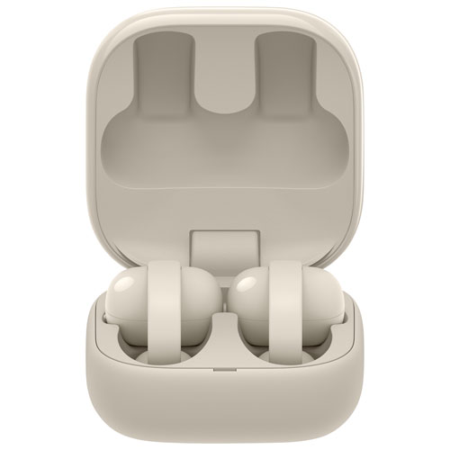 Écouteurs boutons ouverts à pince 100 % sans fil LinkBuds de Sony - Grège