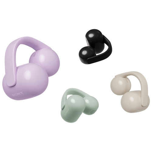 Écouteurs boutons ouverts à pince 100 % sans fil LinkBuds de Sony - Lavande