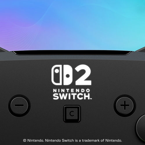 Manette de jeu sans fil RVB Afterglow Wave de Turtle Beach pour Nintendo Switch/Switch 2 - Noir