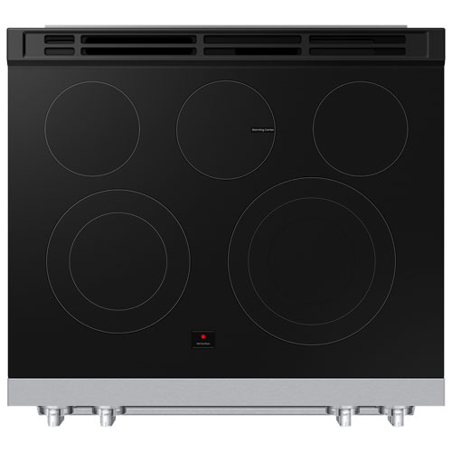 Cuisinière électrique encastrable à surface lisse avec convection véritable 6,3 pi³ 30 po BESPOKE de Samsung (NSE80H63SRAC) - Acier inoxydable