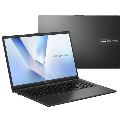 Portable 15,6 po Vivobook Go 15 d'ASUS - Noir mixte (N150 d'Intel/RAM 8 Go/UFS 128 Go/Windows 11 Famille)