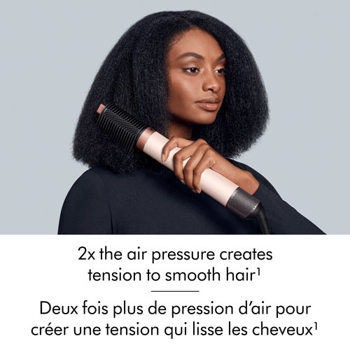 Sèche-cheveux et séchoir coiffant Airwrap i.d. Co-anda2x de Dyson - Cheveux bouclés et frisés - Rose céramique/Or rose