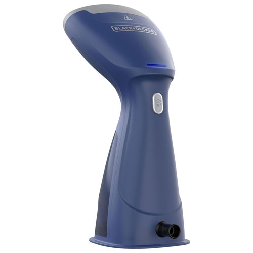 Black & Decker 1400W Compact Handheld Steamer - Blue