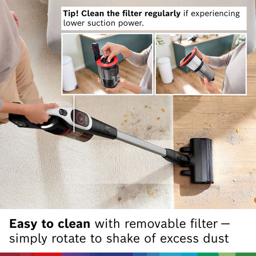 Aspirateur-balai sans fil Unlimited 9 de Bosch - Blanc