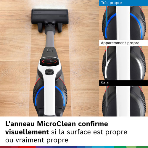 Aspirateur-balai sans fil Unlimited 9 de Bosch - Blanc