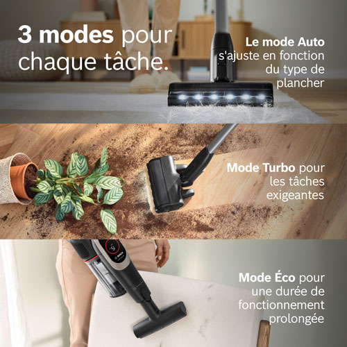 Aspirateur-balai sans fil Unlimited 9 de Bosch - Blanc