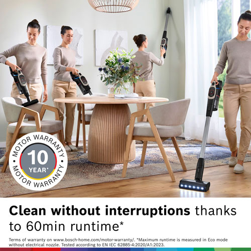 Aspirateur-balai sans fil Unlimited 9 de Bosch - Crème foncée