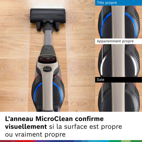 Aspirateur-balai sans fil Unlimited 9 de Bosch - Crème foncée