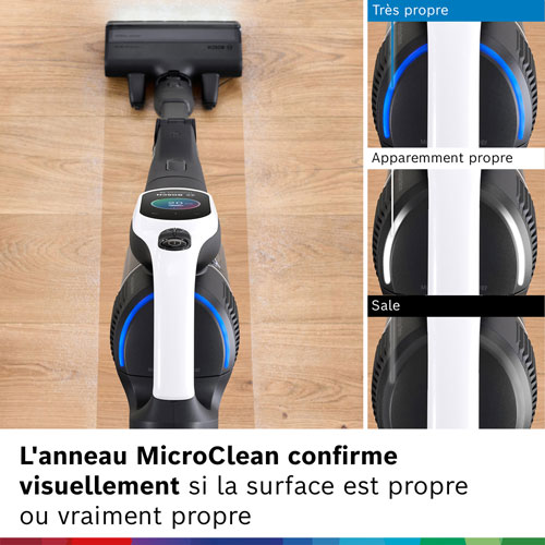 Aspirateur-balai sans fil Unlimited 10 de Bosch - Blanc