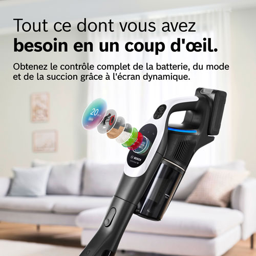 Aspirateur-balai sans fil Unlimited 10 de Bosch - Blanc
