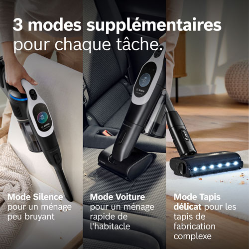 Aspirateur-balai sans fil Unlimited 10 de Bosch - Blanc