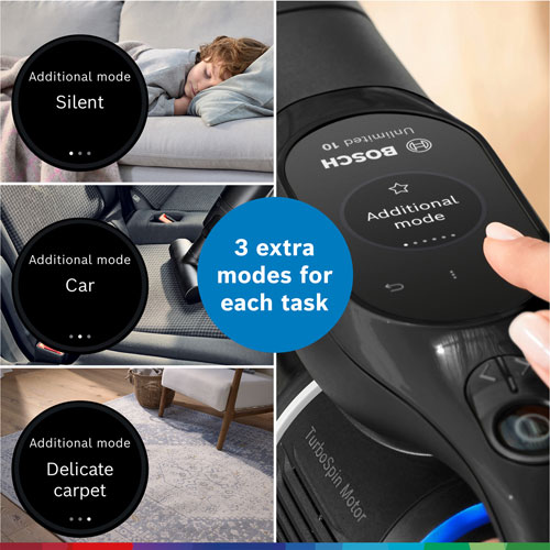 Bosch Unlimited 10 Cordless Stick Vacuum - Black