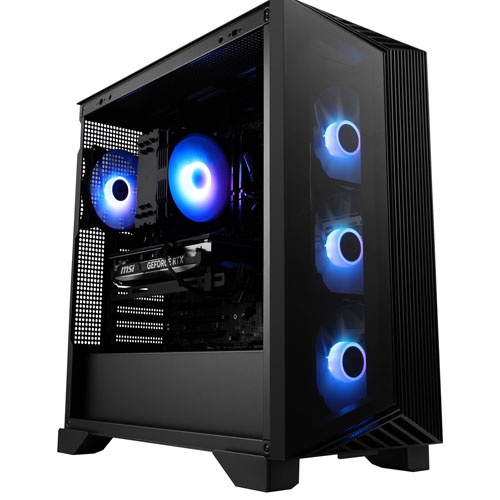 Ordinateur de jeu Aegis de MSI - Noir (Ryzen R7-8700F d'AMD/RAM 16 Go/SSD 2 To/GeForce RTX 5060 NVIDIA/Windows 11)