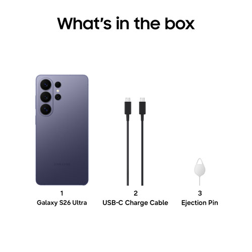 Samsung Galaxy S26 Ultra 1TB - Cobalt Violet - Unlocked | Best Buy