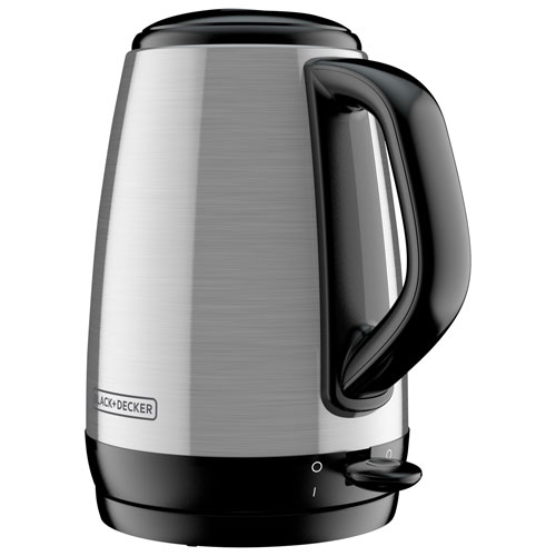 Bouilloire électrique sans fil de Black & Decker - 1,7 L - Acier inoxydable