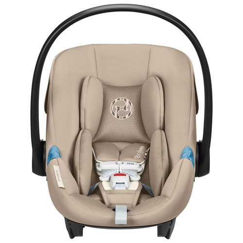 Siège d'auto pour bébé orienté vers l'arrière Aton G Swivel de Cybex - Beige amande