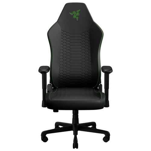 Razer Iskur V2 X NewGen Ergonomic EPU Leather Gaming Chair - Black/Green