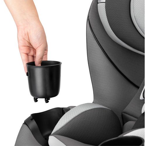 Siège rehausseur convertible rotatif 2-en-1 Gold Revolve360 Slim d'Evenflo avec SensorSafe - Gris perle