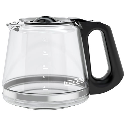 Cafetière à filtre programmable de Black & Decker - 12 tasses - Noir