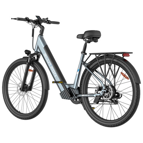 Blutron SC5 Commuter Electric Bike (500W Motor / 75km Battery Range / 32km/h Top Speed) - Sky Blue