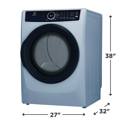 Electrolux 8.0 Cu. Ft. Gas Steam Dryer - Glacier Blue